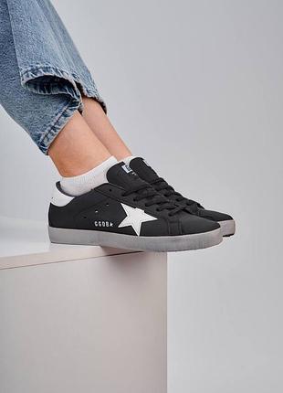 Кеди жіночі golden goose black 🖤