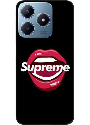 Силиконовый чехол epik для realme с63 4g с картинкой губы