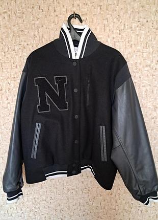 Куртка nike wmns sportswear oversized wool destroyer jacket limited edition fz5733-010
