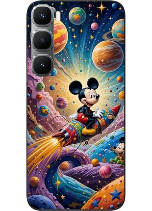 Чехол силиконовый epik для infinix hot 60 pro plus (x6886) с изображением космическое приключение микки мауса