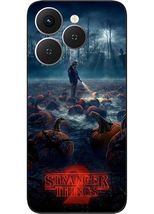 Силіконовий чохол epik для tecno spark 40 (km5n) з принтом stranger things шериф