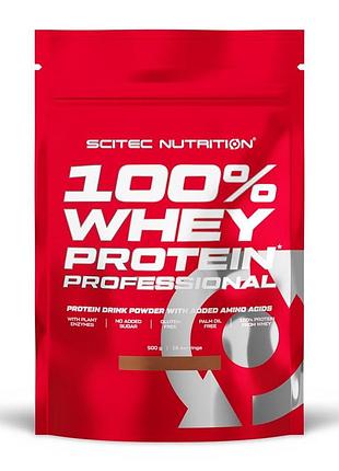 Протеїн scitec nutrition 100% whey protein professional, 500 грам - лимонне морозиво