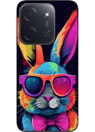 Чохол силіконовий epik для xiaomi poco c85 з принтом райдужний кролик