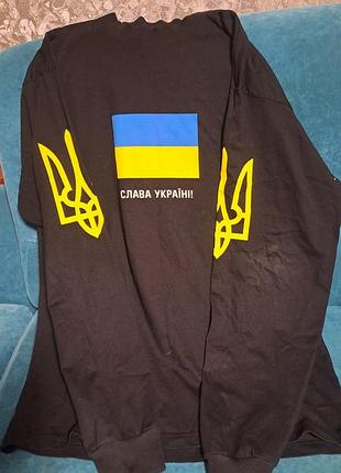 Оригинальный лонгслив balenciaga x united24 слава украи, m