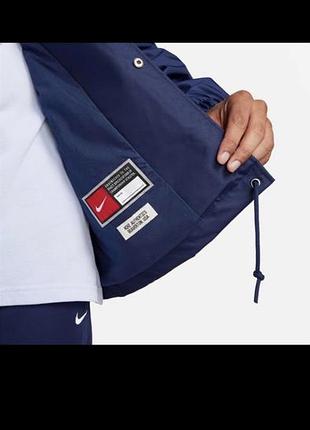 Куртка, nike authentics lined coaches jacket - blue 5