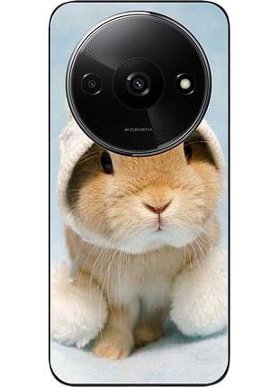 Силиконовый чехол бампер epik для xiaomi redmi a3 с картинкой зайка