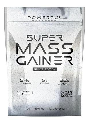 Гейнер powerful progress super mass gainer, 4 кг капучино
