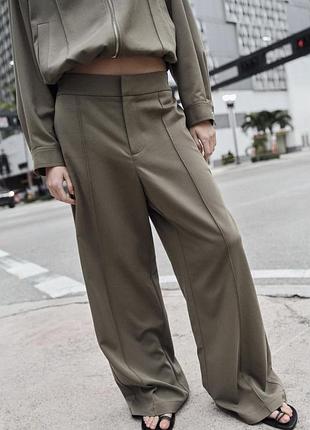 New zara прямі штани / брюки 2