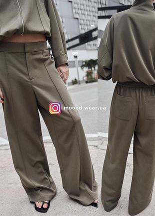 New zara прямі штани / брюки