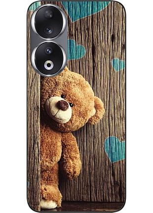 Бампер силиконовый чехол epik для honor 90 с картинкой мишка