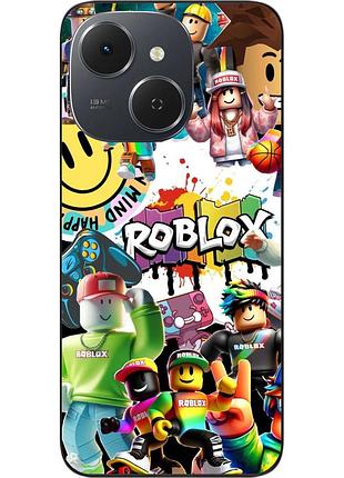 Чохол силіконовий epik для tecno spark 40c (km4k) з принтом roblox стріт арт