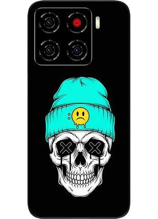 Силиконовый чехол epik для zte blade a56 с принтом улыбка мертвеца