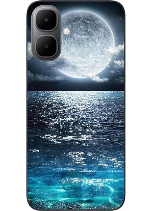 Чехол силиконовый epik для infinix smart 10 (x6725) с принтом луна