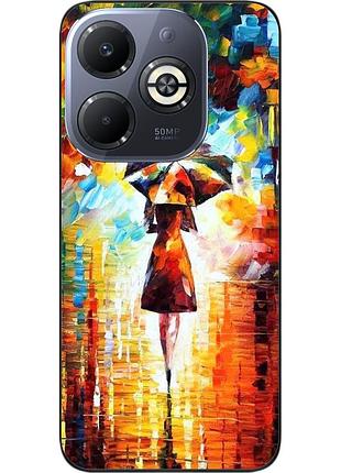 Силиконовый чехол epik для infinix smart 8 plus (x6526) с картинкой прогулка