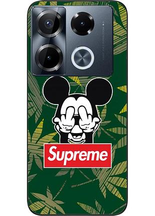 Силиконовый чехол epik для infinix note 40 pro (х6850) с картинкой микки supreme