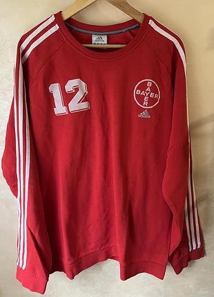 Футбольна кофта adidas bayer розмір 2xl