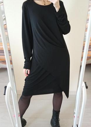 Платье с драпировкой dkny