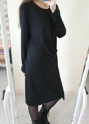 Платье с драпировкой dkny 4