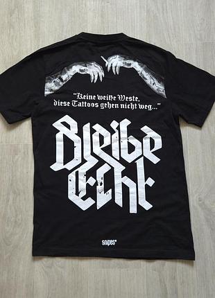 Футболка логотип  «bleibe echt» 2