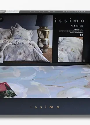 Постельное белье issimo home maniere делюкссатин 300тс евро