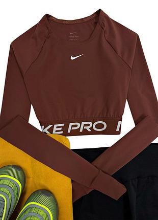 Кроп лонгслів nike pro dri-fit оригінал кофта 5
