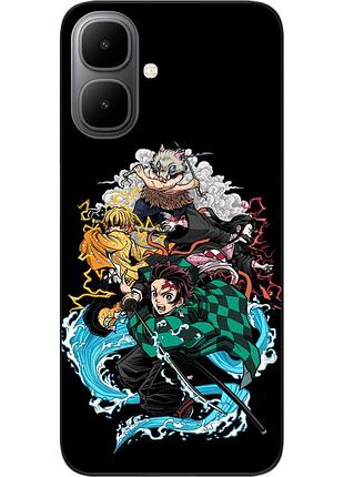 Силиконовый чехол epik для infinix smart 10 (x6725) с принтом demon slayer сила воды