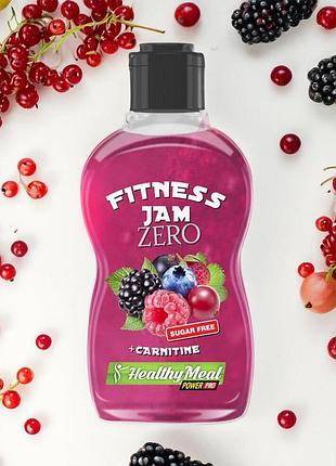 Фітнес джем power pro fitness jam zero sugar free, 200 грам - лісові ягоди з карнитином