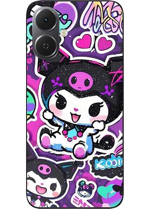 Чехол силиконовый epik для tecno spark go 2 (km4) с картинкой граффити куроми
