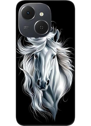 Силиконовый чехол epik для tecno spark 40c (km4k) с принтом белоснежная грация