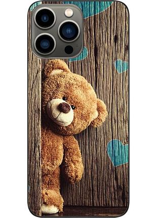 Бампер силіконовий чохол epik для iphone 13 pro max з картинкою ведмедик