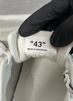 Коросівки off-white low vulcanized розмір 43 7