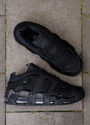 Nike air more uptempo low black 9