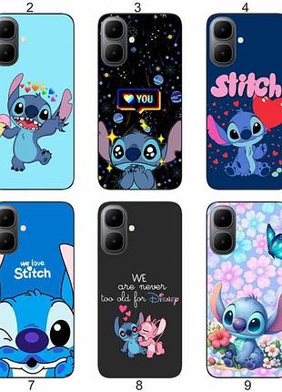 Силіконовий чохол stitch стіч для infinix smart 10 (x6725) пустотливий принт і захист