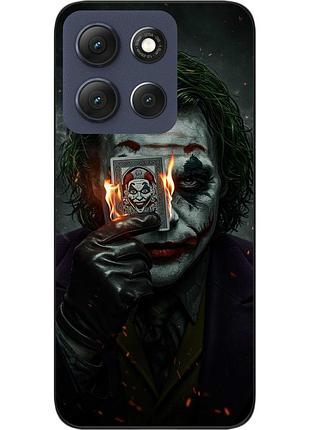 Силиконовый чехол epik для motorola moto g56 5g с принтом пылающий джокер