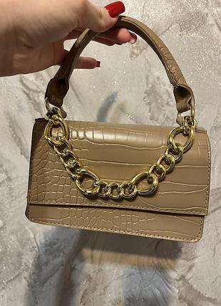 Сумка бежева primark 2
