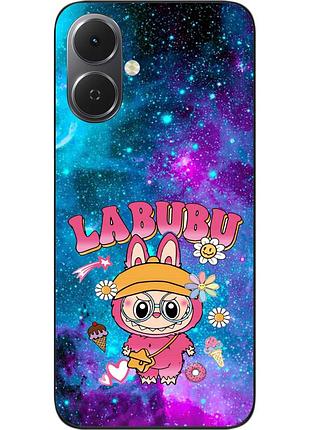 Силиконовый чехол epik для tecno spark go 2 (km4) с принтом labubu галактика