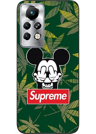 Силиконовый чехол epik для infinix note 11 pro с картинкой микки supreme