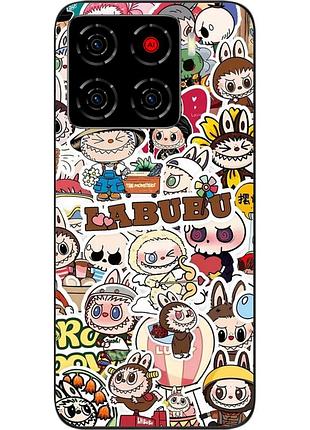 Силіконовий чохол epik для zte blade a56 з принтом лабубу мир