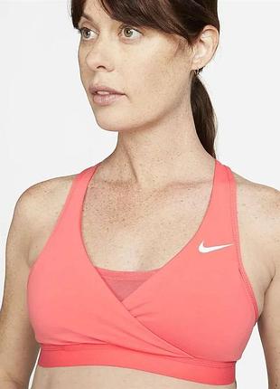Nike performance топ dri-fit, середньої підтримки розмір s cq9289-814