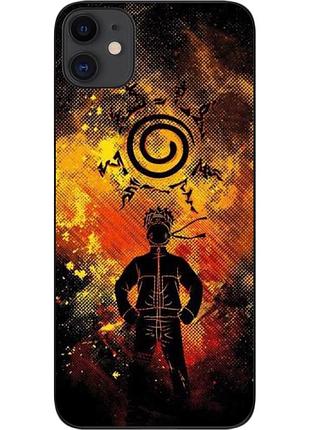 Силіконовий чохол epik для iphone 11 з картинкою золотий наруто