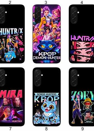 Силіконовий чохол kpop demon hunters для samsung galaxy a37 кейс-поп дизайн