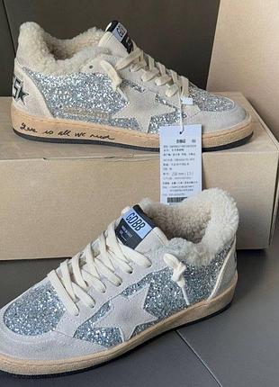 Кеди golden goose з утепленням