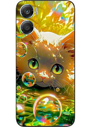 Чехол силиконовый epik для motorola g06 с картинкой пузырики счастья