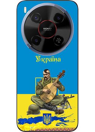 Силіконовий чохол epik для zte nubia v70 max з принтом козак