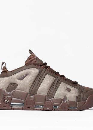 Nike air more uptempo low baroque brown