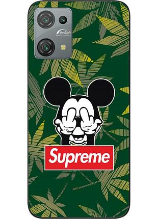 Силиконовый чехол epik для oscal c30 pro с картинкой микки supreme