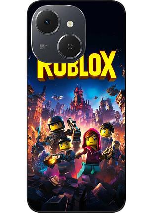 Чехол силиконовый epik для tecno spark 40c (km4k) с принтом roblox боевая команда