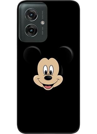 Силиконовый чехол epik для motorola moto g55 5g с картинкой микки