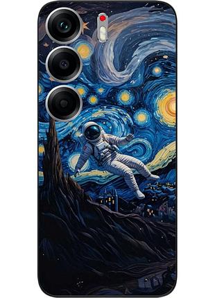 Чохол силіконовий epik для tecno camon 40 (cm5) з картинкою космос ніч