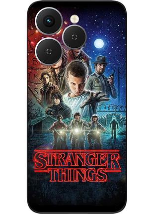 Силіконовий чохол epik для tecno spark 40 (km5n) з принтом stranger things сила
